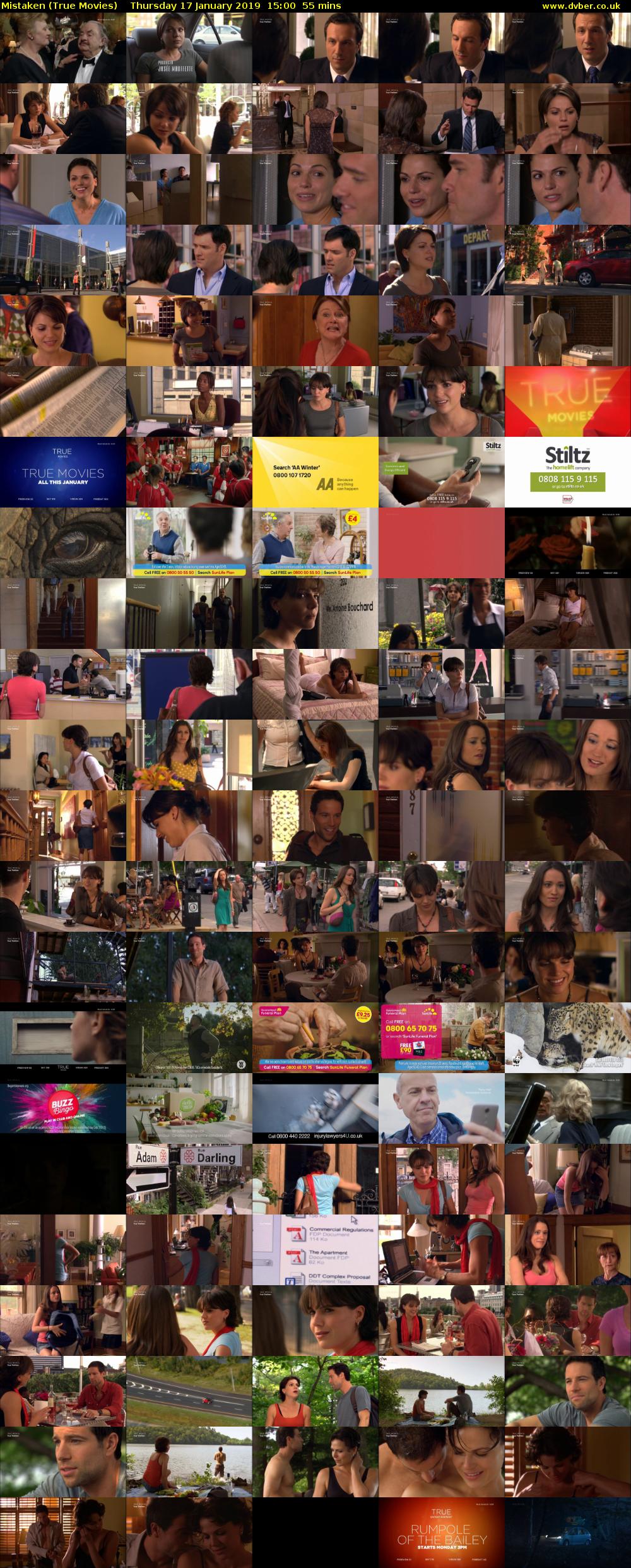 Mistaken (True Movies) Thursday 17 January 2019 15:00 - 15:55