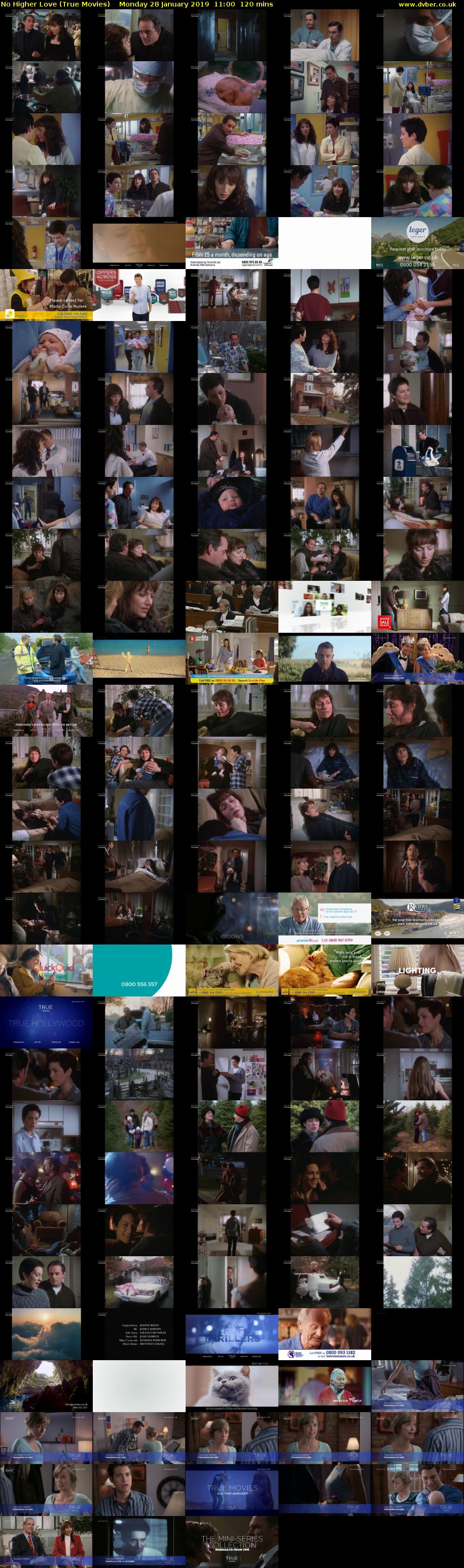 No Higher Love (True Movies) Monday 28 January 2019 11:00 - 13:00