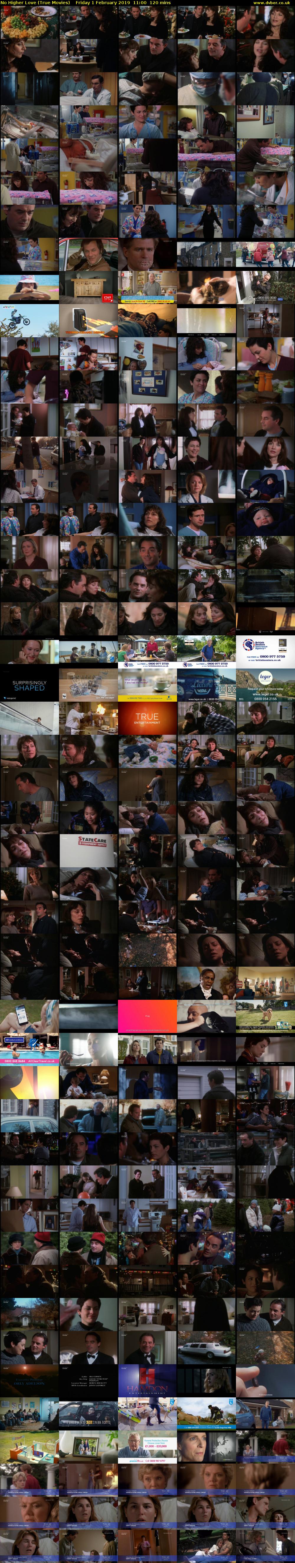 No Higher Love (True Movies) Friday 1 February 2019 11:00 - 13:00