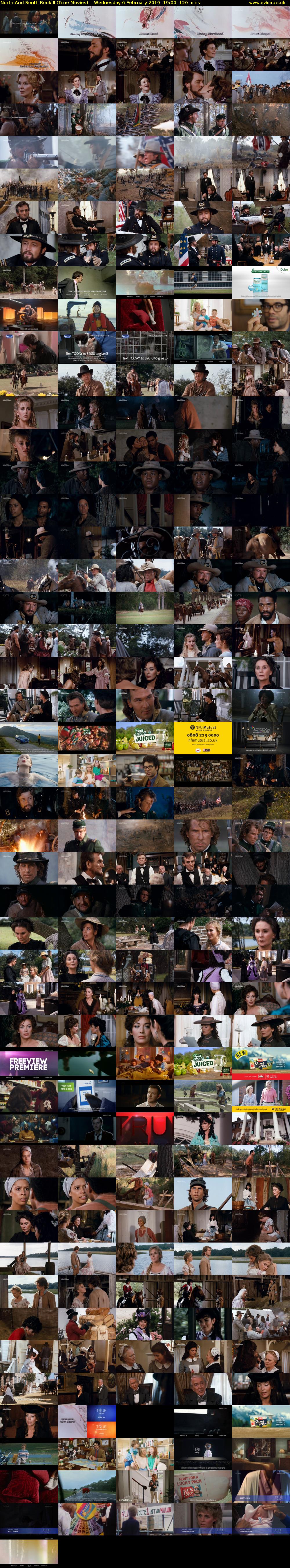 North And South Book II (True Movies) Wednesday 6 February 2019 19:00 - 21:00