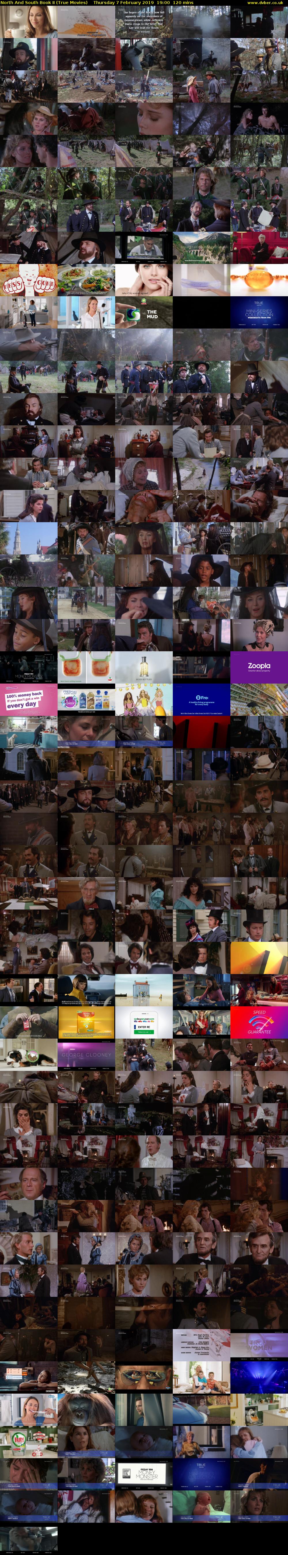 North And South Book II (True Movies) Thursday 7 February 2019 19:00 - 21:00