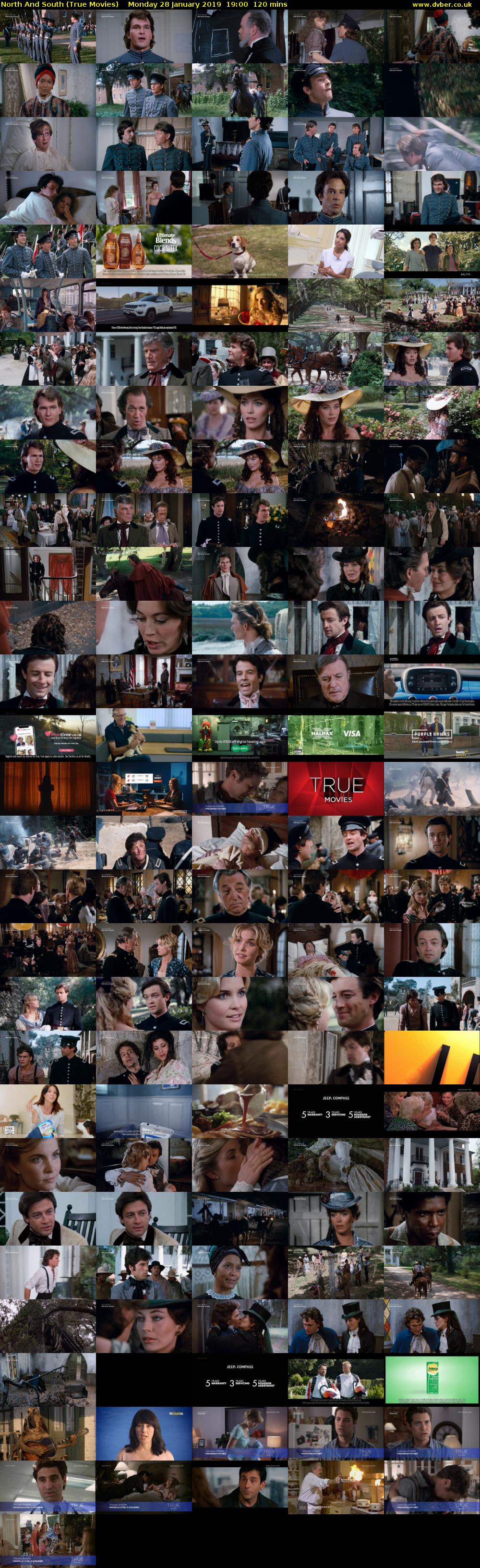 North And South (True Movies) Monday 28 January 2019 19:00 - 21:00