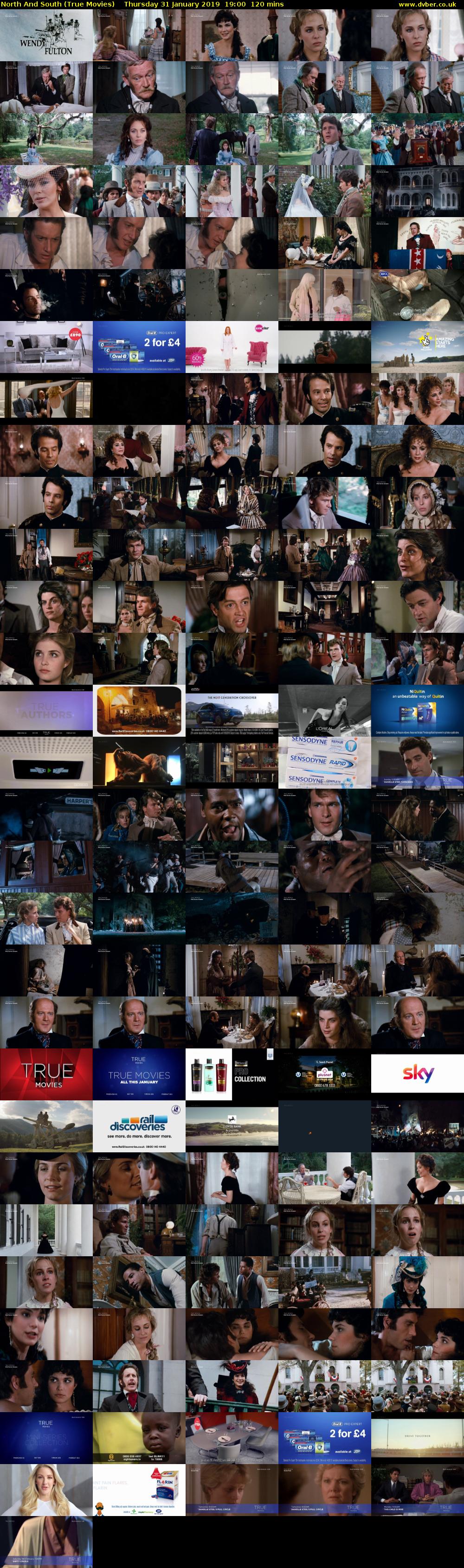 North And South (True Movies) Thursday 31 January 2019 19:00 - 21:00