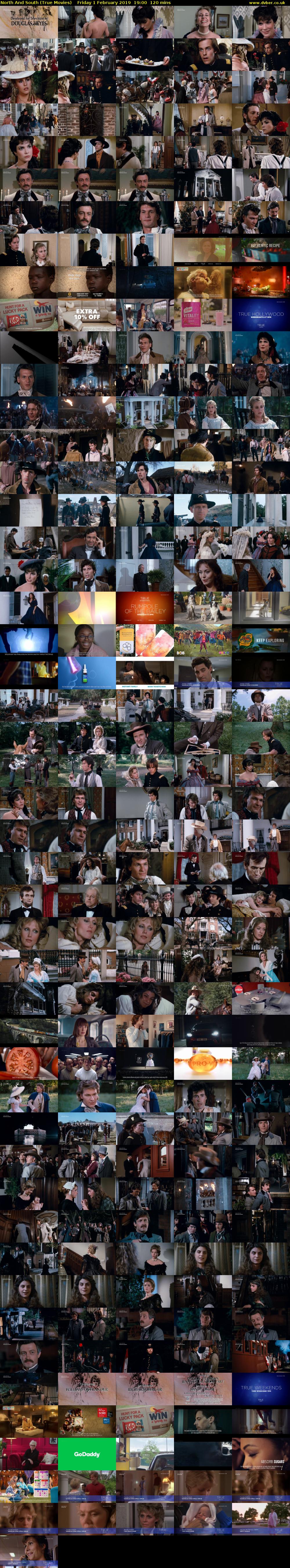 North And South (True Movies) Friday 1 February 2019 19:00 - 21:00