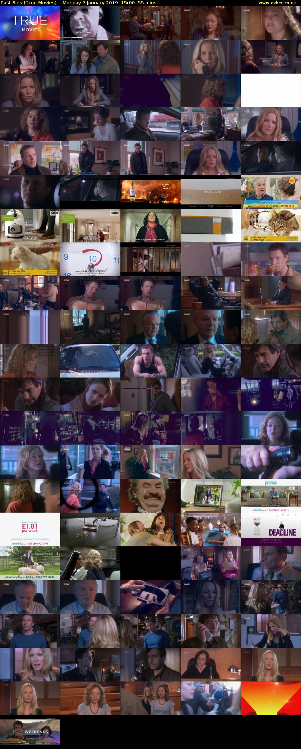 Past Sins (True Movies) Monday 7 January 2019 15:00 - 15:55