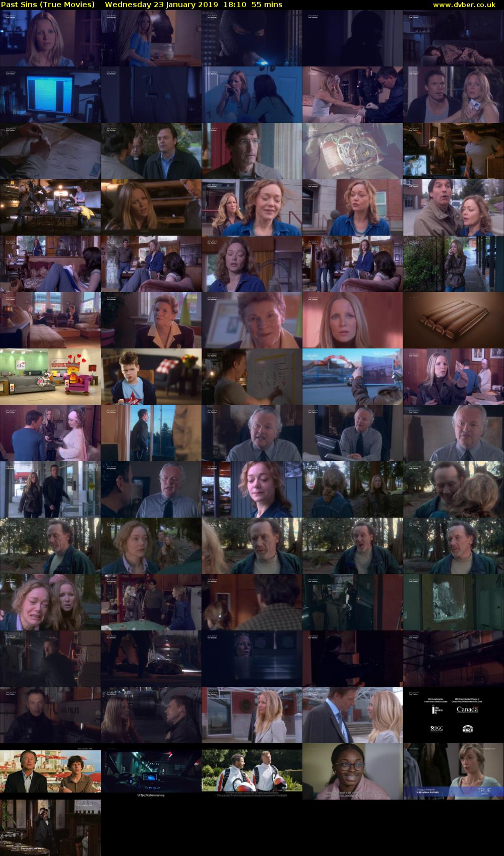 Past Sins (True Movies) Wednesday 23 January 2019 18:10 - 19:05