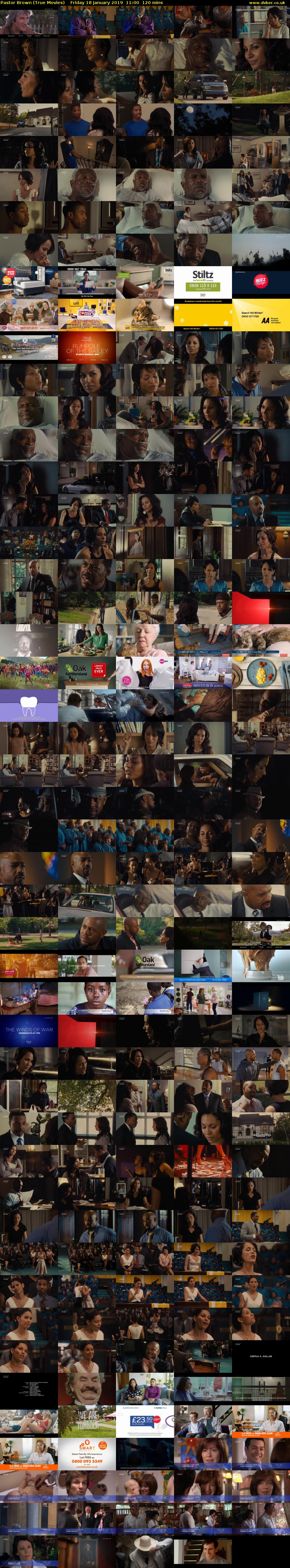 Pastor Brown (True Movies) Friday 18 January 2019 11:00 - 13:00