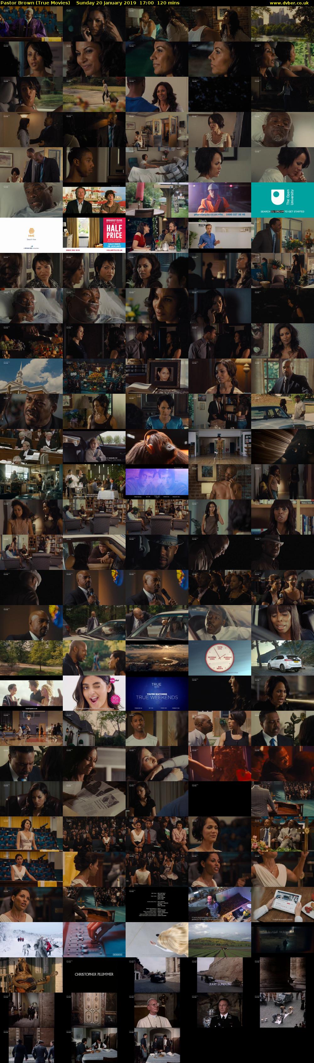 Pastor Brown (True Movies) Sunday 20 January 2019 17:00 - 19:00