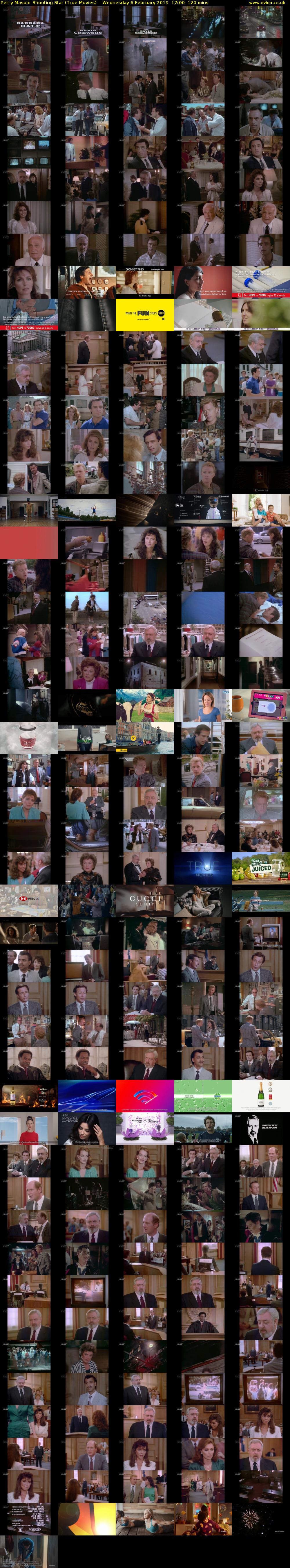 Perry Mason: Shooting Star (True Movies) Wednesday 6 February 2019 17:00 - 19:00