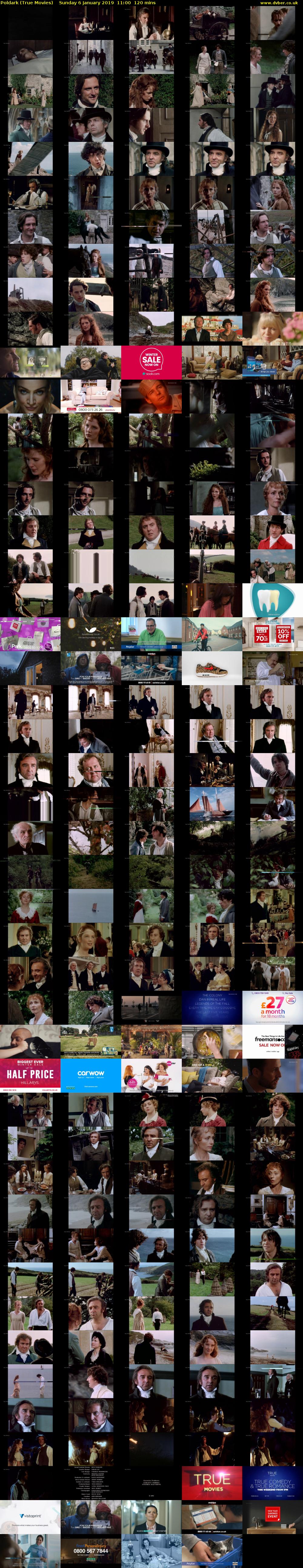 Poldark (True Movies) Sunday 6 January 2019 11:00 - 13:00