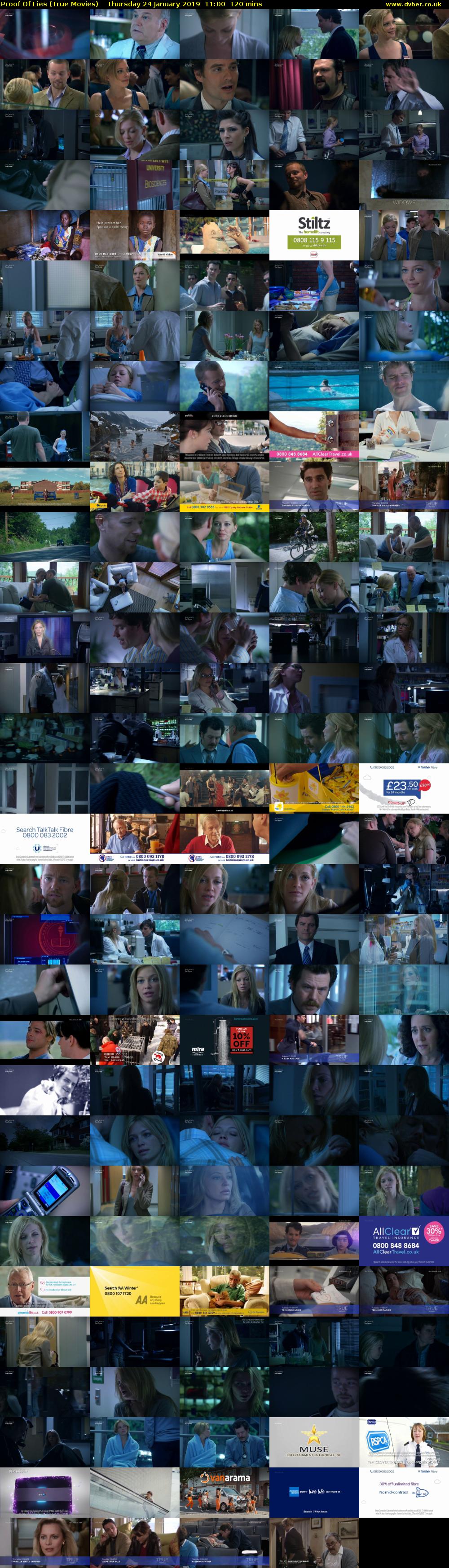 Proof Of Lies (True Movies) Thursday 24 January 2019 11:00 - 13:00