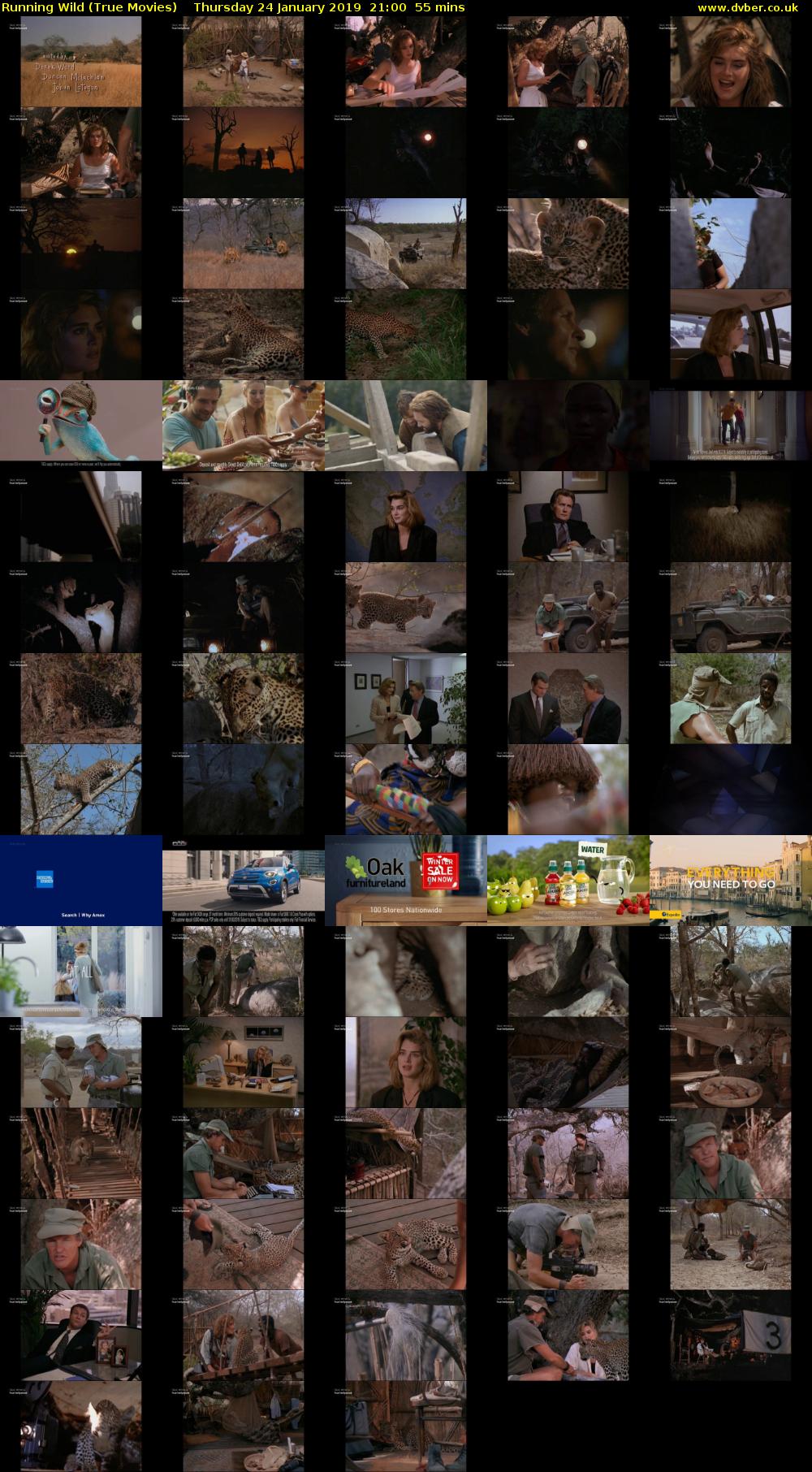 Running Wild (True Movies) Thursday 24 January 2019 21:00 - 21:55