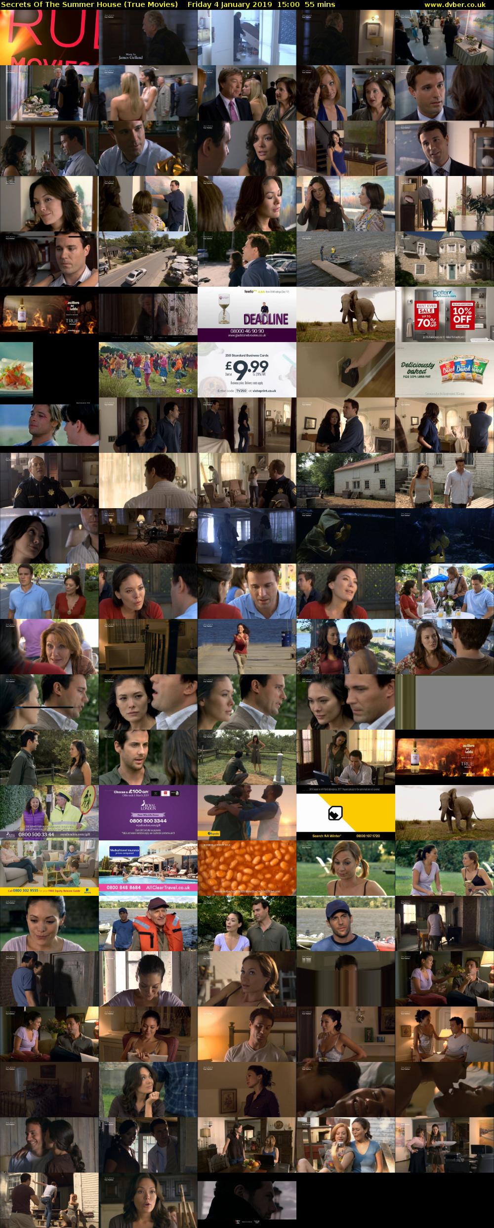 Secrets Of The Summer House (True Movies) Friday 4 January 2019 15:00 - 15:55