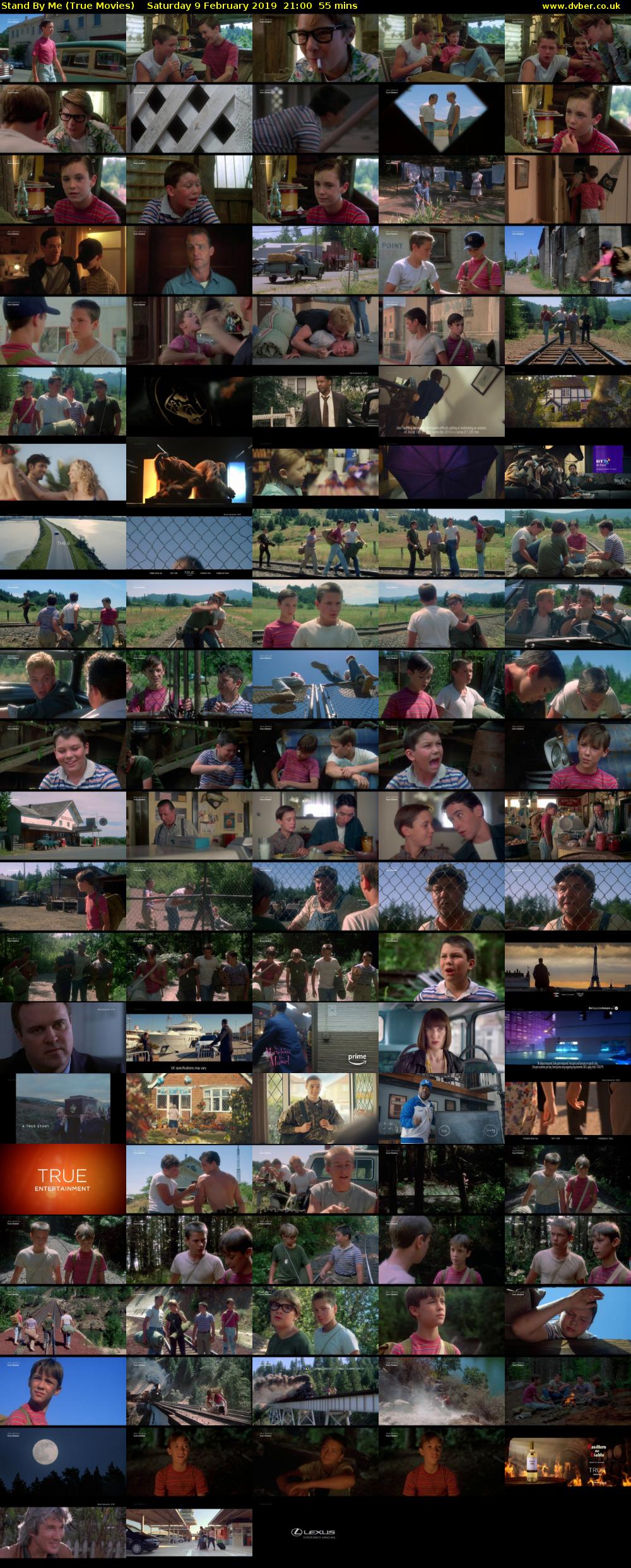 Stand By Me (True Movies) Saturday 9 February 2019 21:00 - 21:55