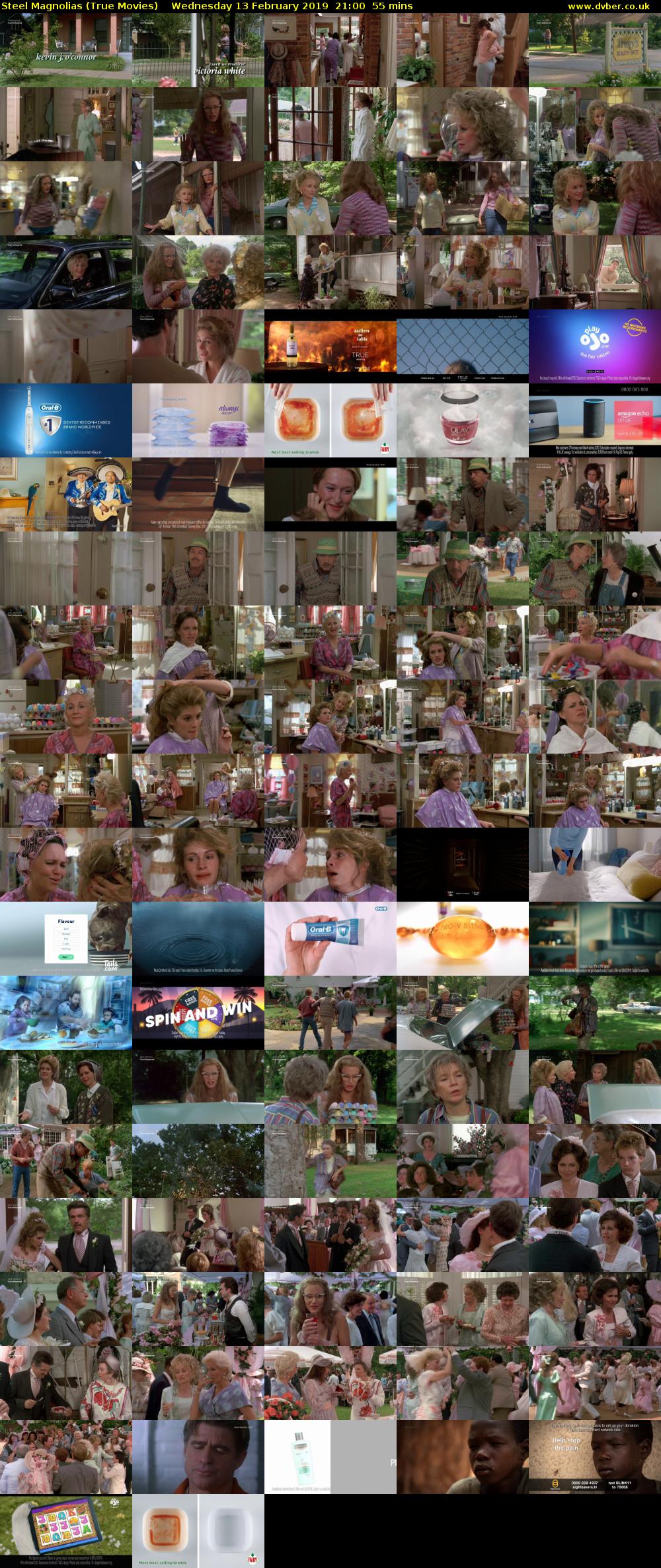 Steel Magnolias (True Movies) Wednesday 13 February 2019 21:00 - 21:55