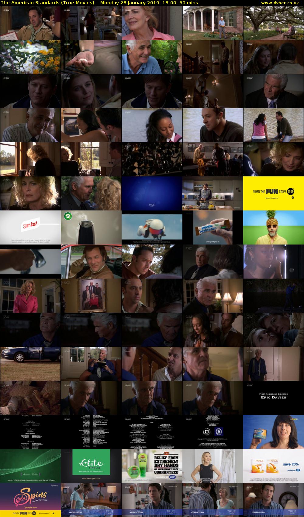 The American Standards (True Movies) Monday 28 January 2019 18:00 - 19:00