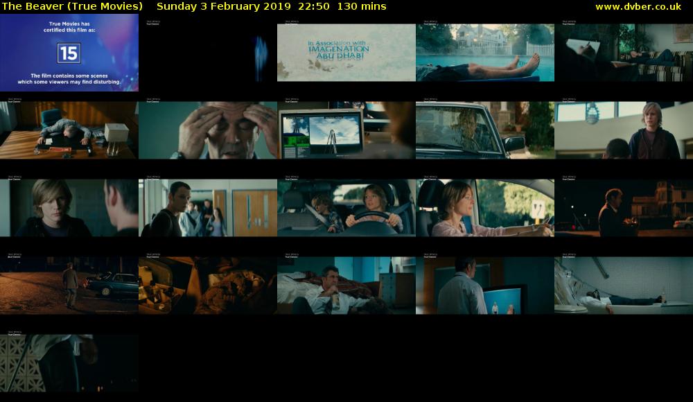 The Beaver (True Movies) Sunday 3 February 2019 22:50 - 01:00