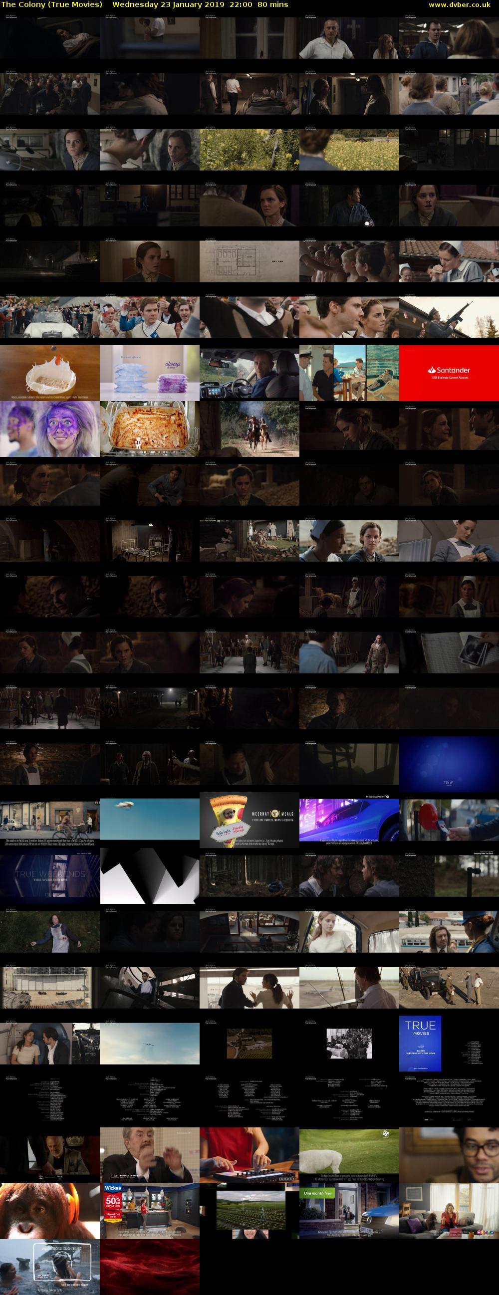 The Colony (True Movies) Wednesday 23 January 2019 22:00 - 23:20