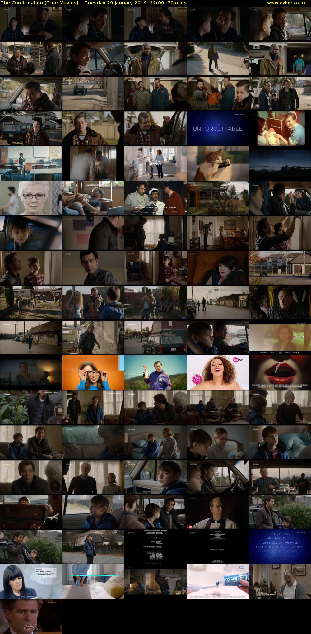 The Confirmation (True Movies) Tuesday 29 January 2019 22:00 - 23:10