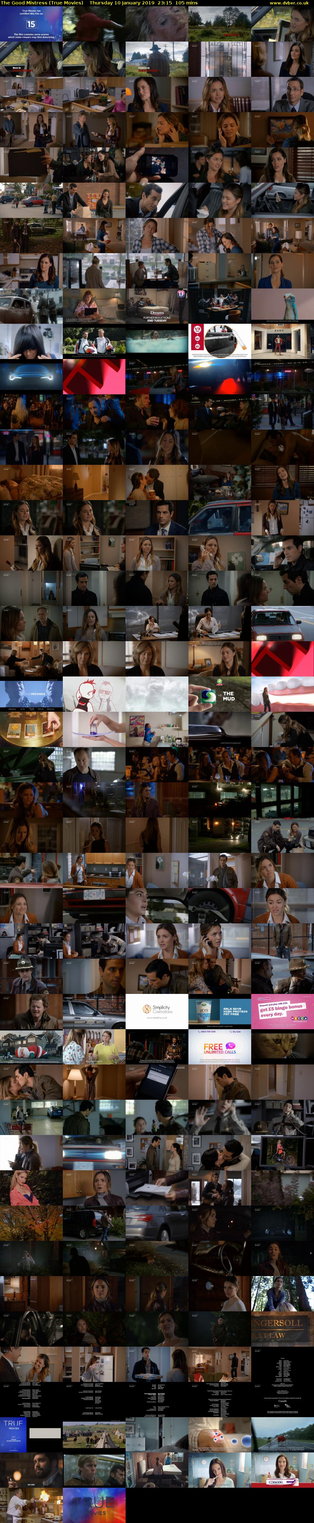 The Good Mistress (True Movies) Thursday 10 January 2019 23:15 - 01:00