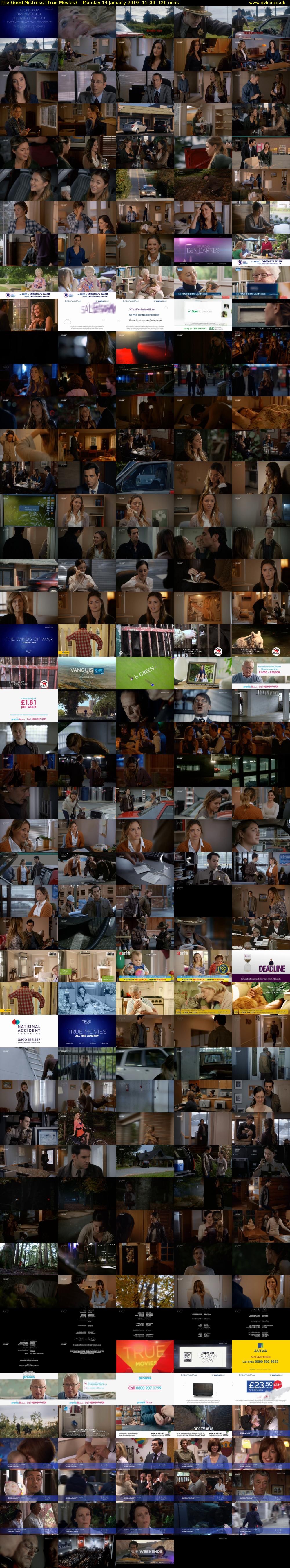 The Good Mistress (True Movies) Monday 14 January 2019 11:00 - 13:00