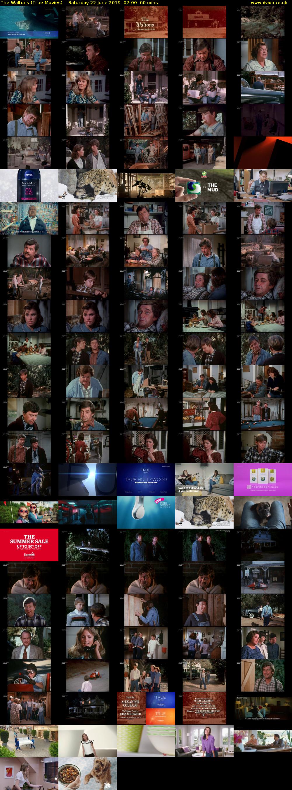 The Waltons (True Movies) Saturday 22 June 2019 07:00 - 08:00