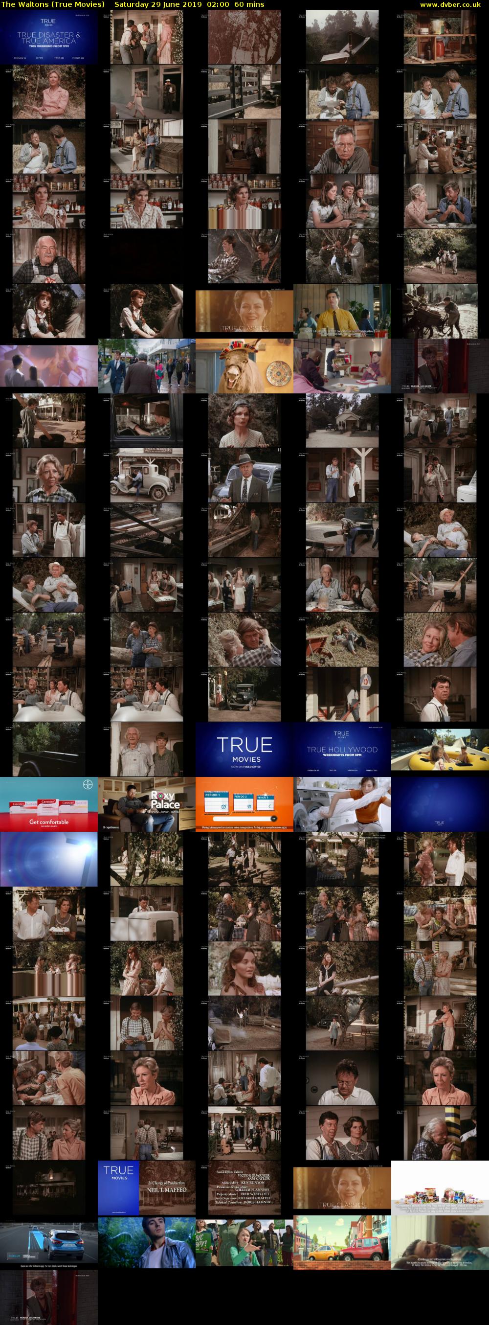 The Waltons (True Movies) Saturday 29 June 2019 02:00 - 03:00