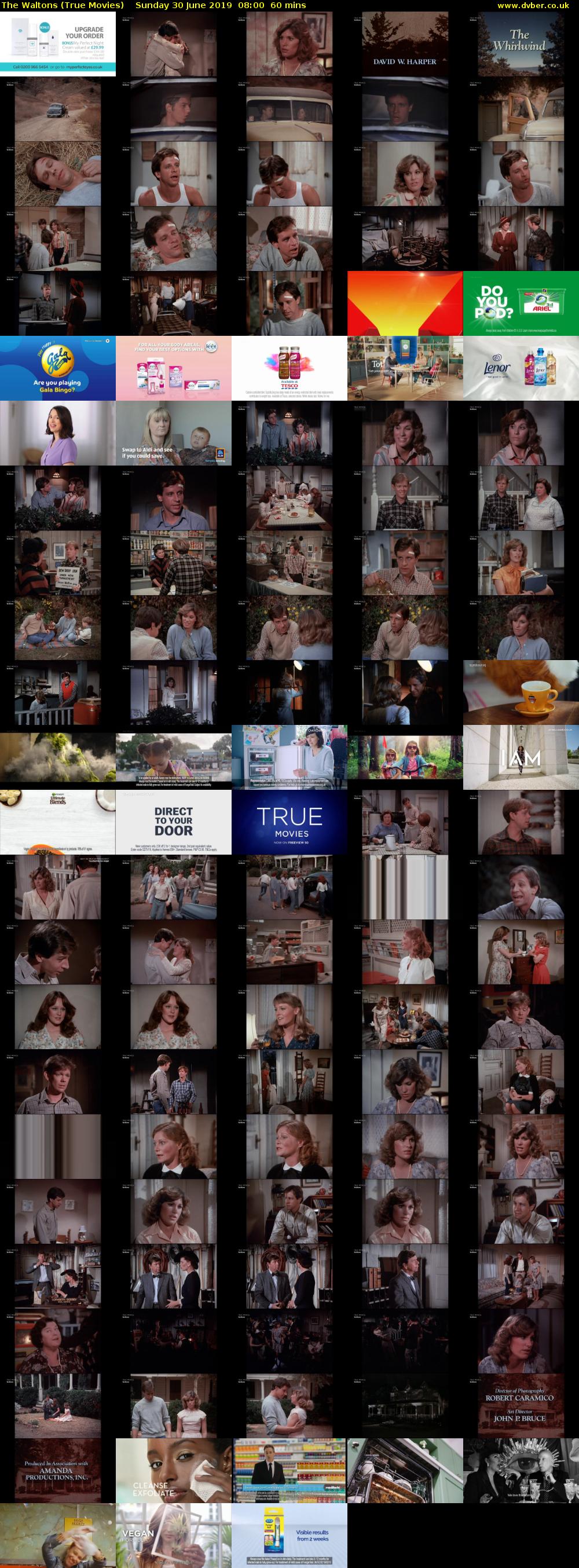 The Waltons (True Movies) Sunday 30 June 2019 08:00 - 09:00