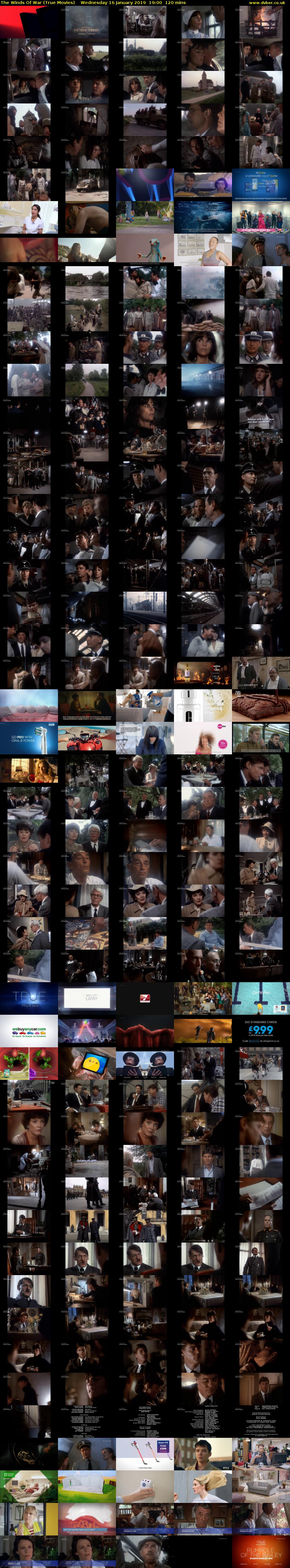 The Winds Of War (True Movies) Wednesday 16 January 2019 19:00 - 21:00