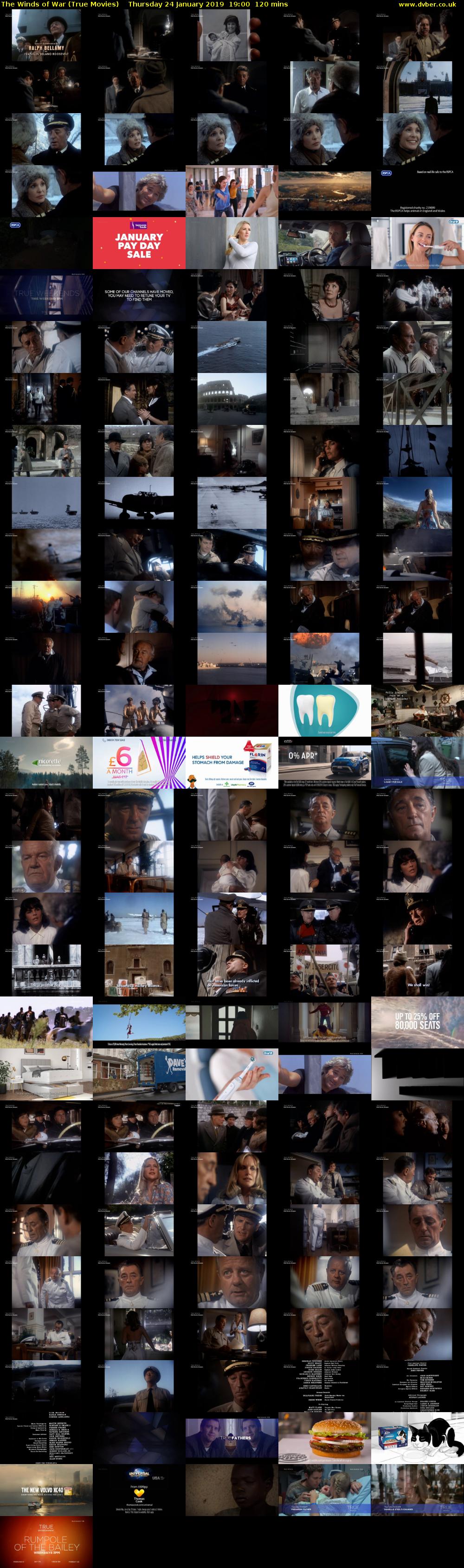 The Winds Of War (True Movies) Thursday 24 January 2019 19:00 - 21:00