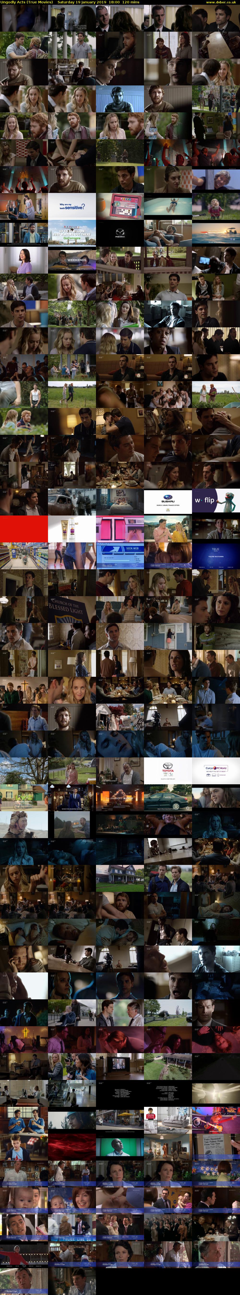 Ungodly Acts (True Movies) Saturday 19 January 2019 18:00 - 20:00