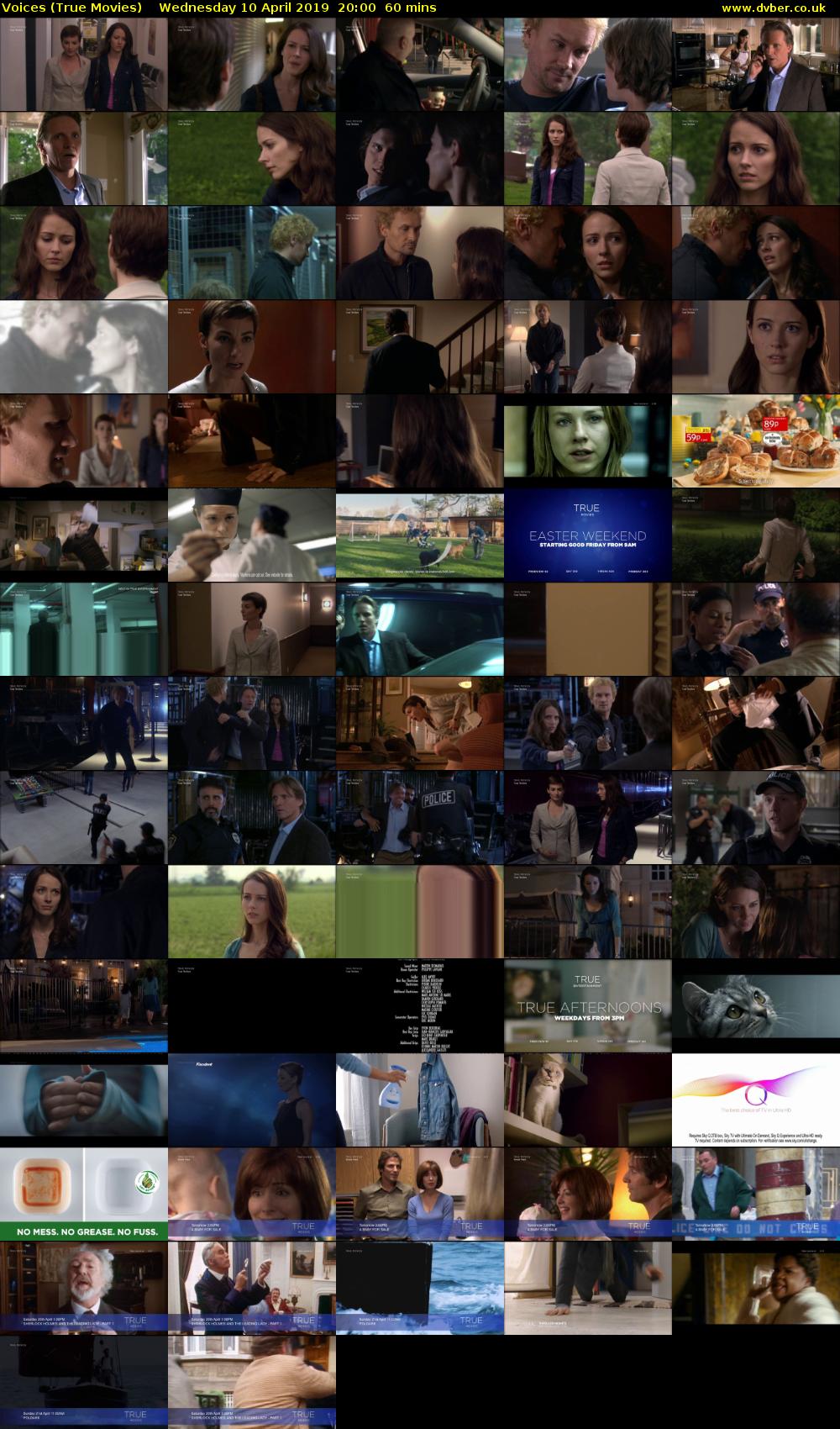 Voices (True Movies) Wednesday 10 April 2019 20:00 - 21:00
