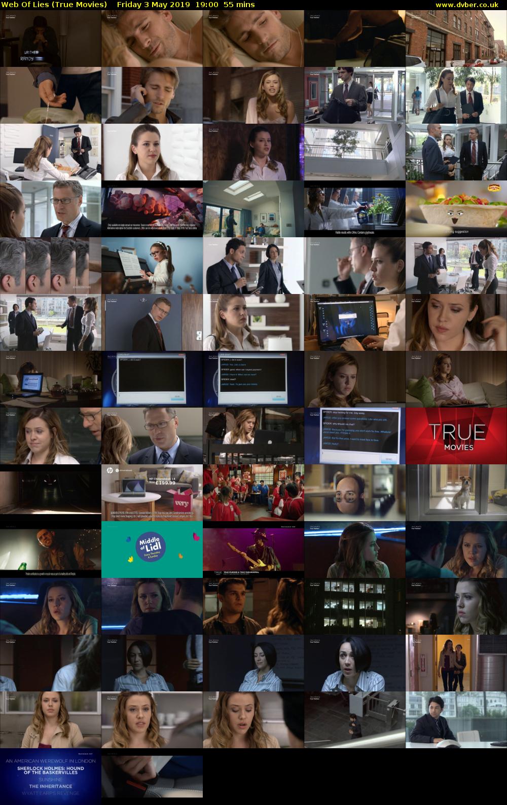 Web Of Lies (True Movies) Friday 3 May 2019 19:00 - 19:55