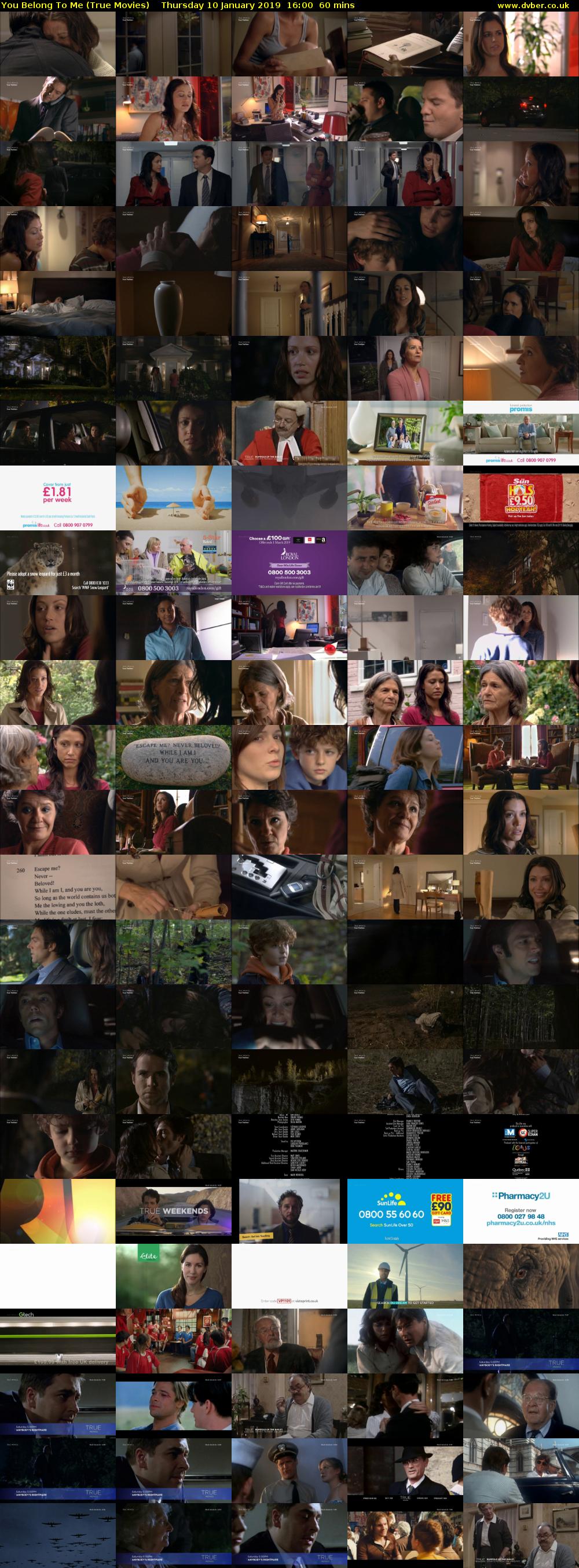 You Belong To Me (True Movies) Thursday 10 January 2019 16:00 - 17:00