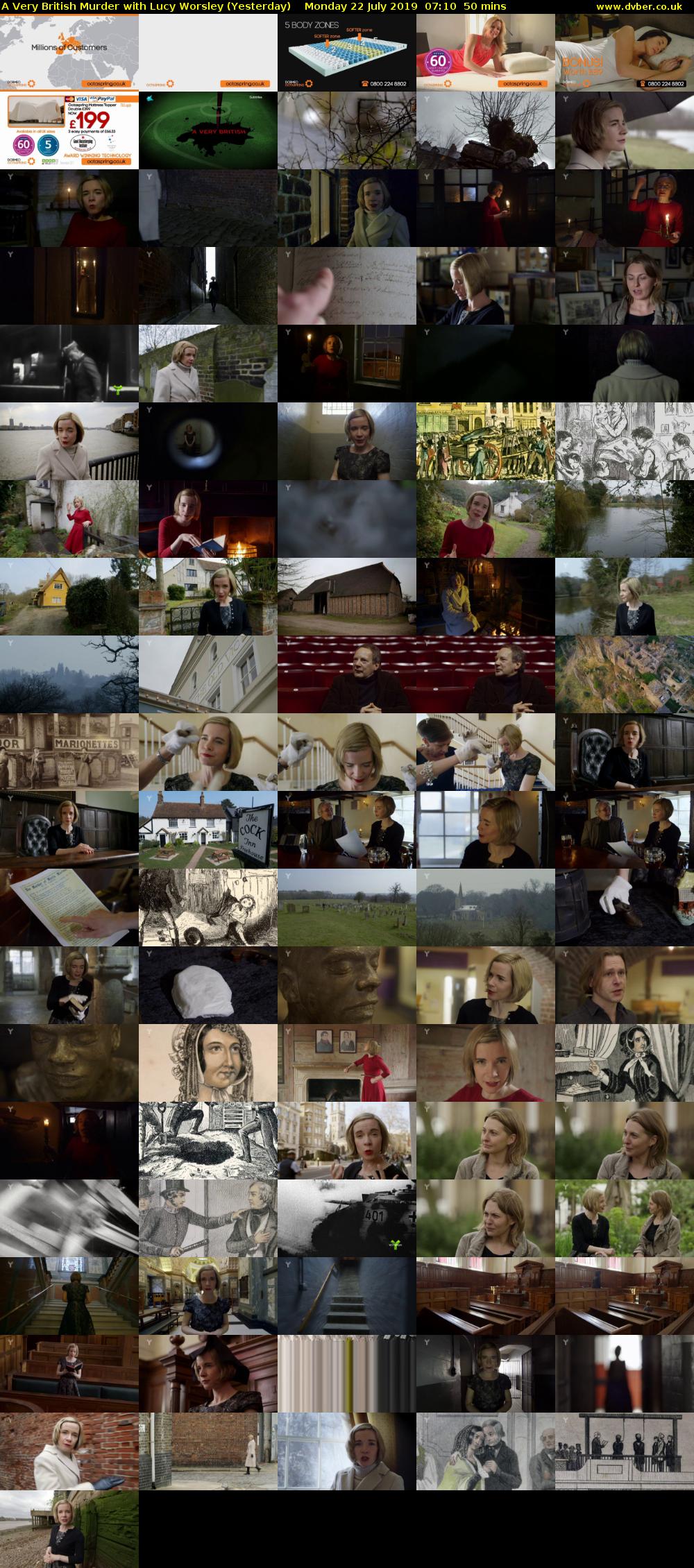 A Very British Murder with Lucy Worsley (Yesterday) Monday 22 July 2019 07:10 - 08:00