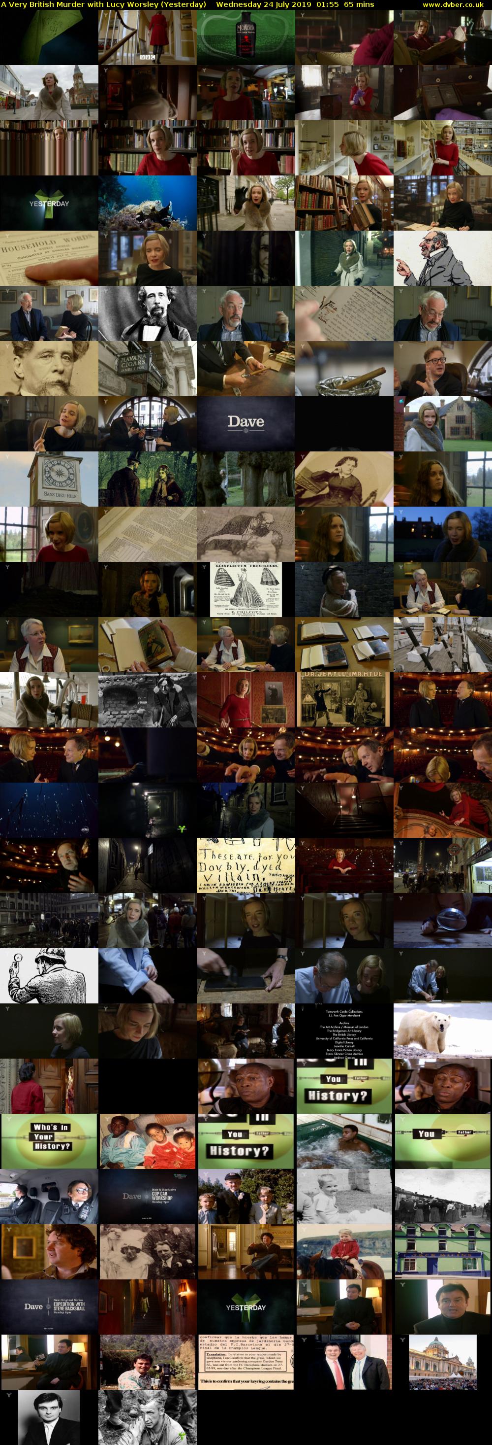 A Very British Murder with Lucy Worsley (Yesterday) Wednesday 24 July 2019 01:55 - 03:00