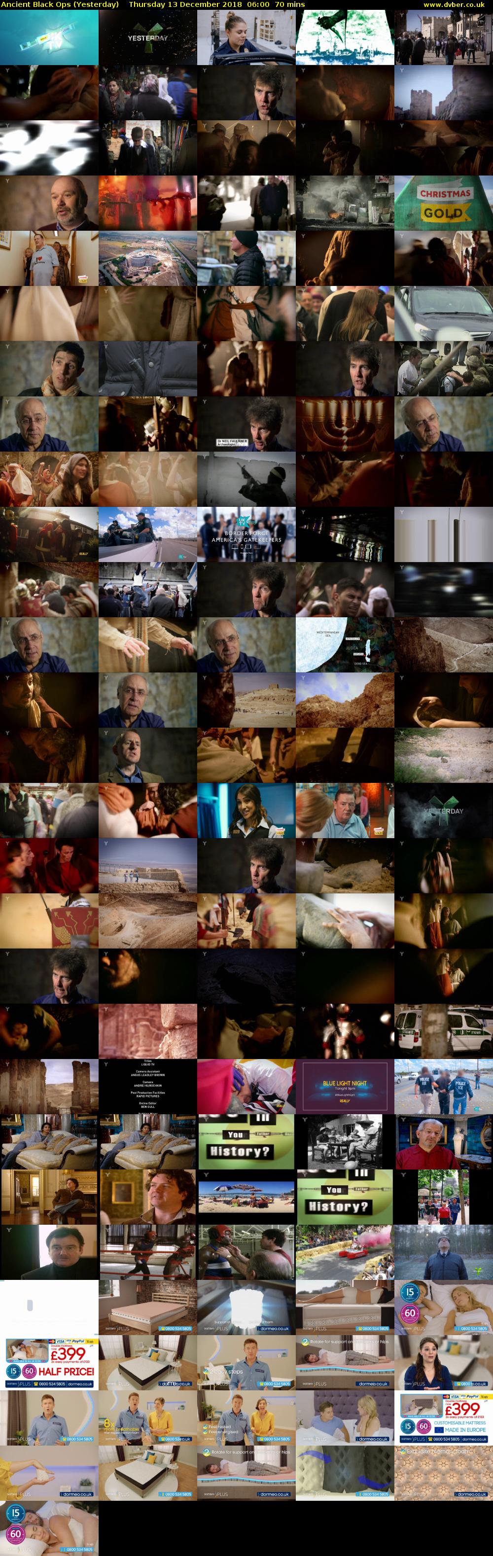 Ancient Black Ops (Yesterday) Thursday 13 December 2018 06:00 - 07:10