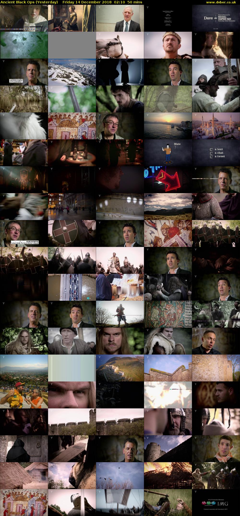 Ancient Black Ops (Yesterday) Friday 14 December 2018 02:10 - 03:00