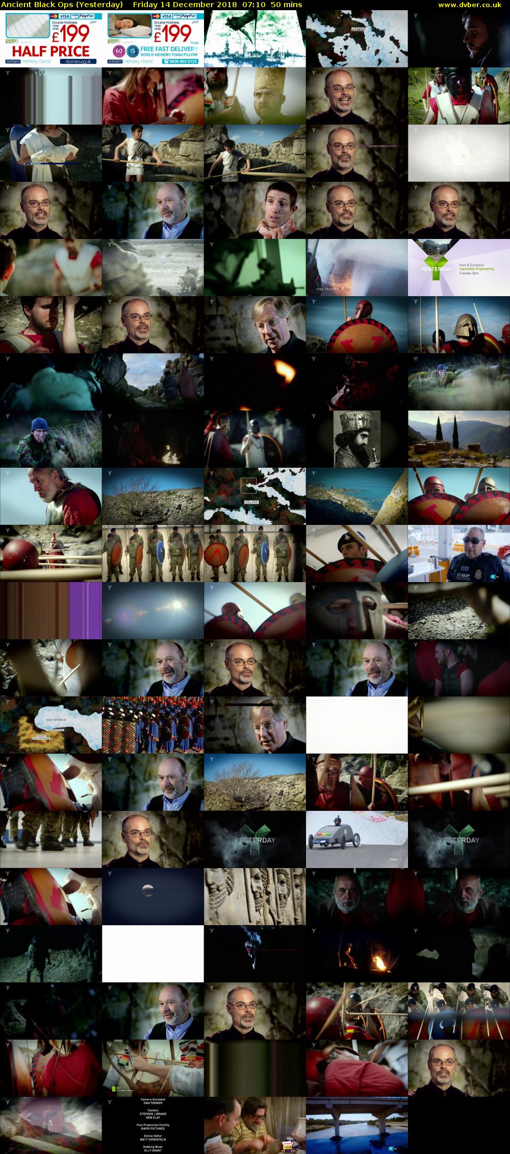 Ancient Black Ops (Yesterday) Friday 14 December 2018 07:10 - 08:00