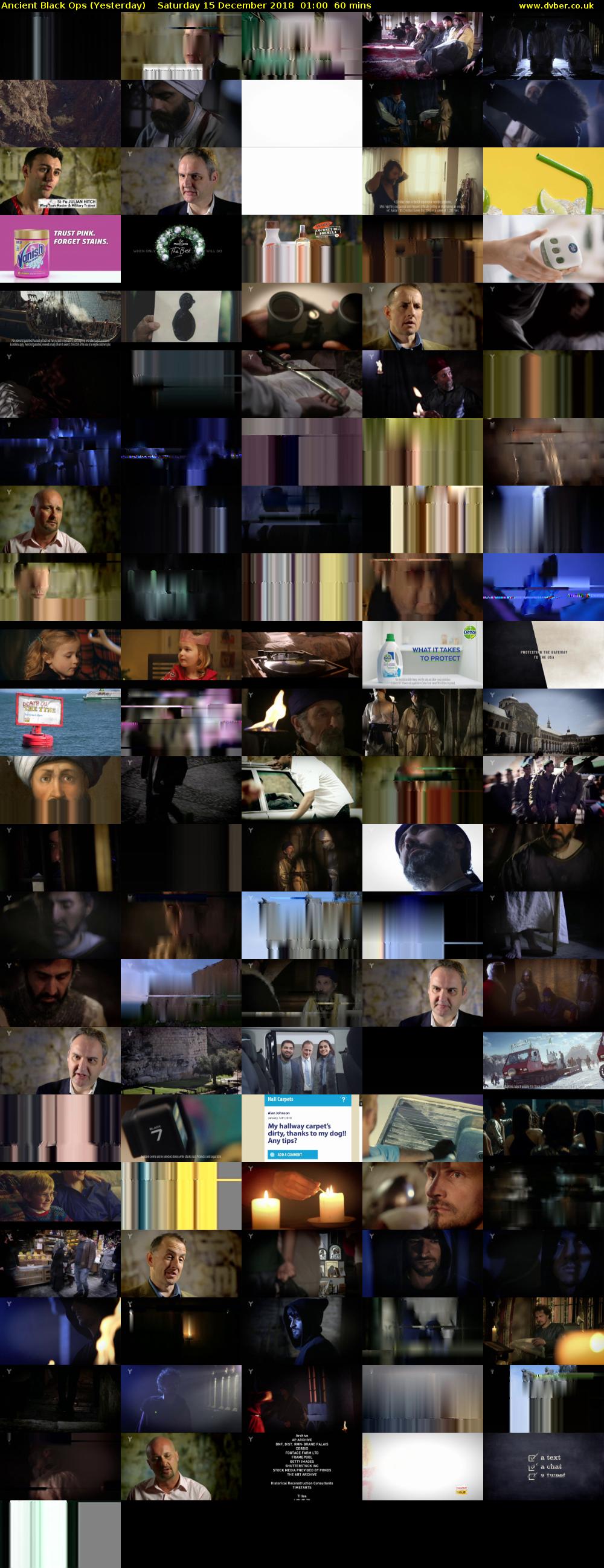 Ancient Black Ops (Yesterday) Saturday 15 December 2018 01:00 - 02:00