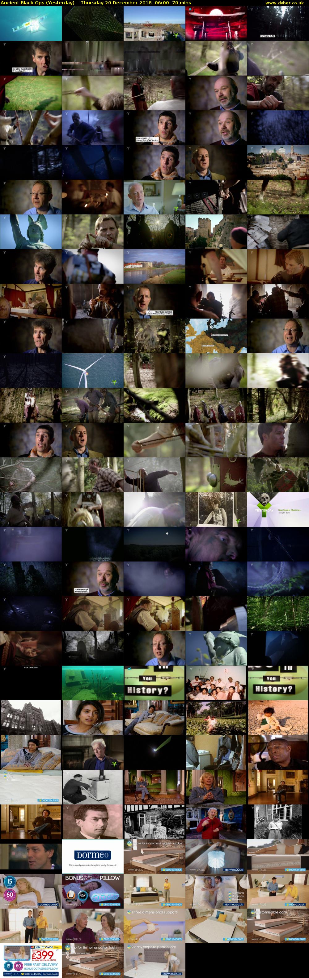 Ancient Black Ops (Yesterday) Thursday 20 December 2018 06:00 - 07:10