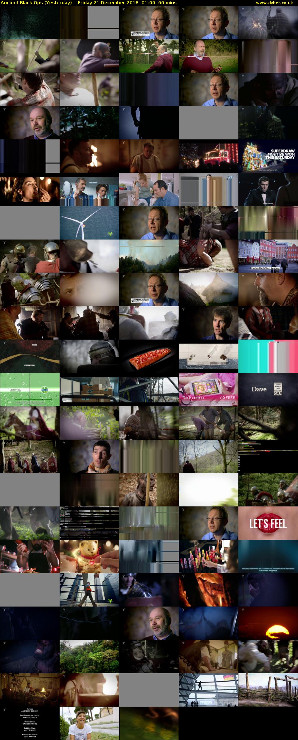 Ancient Black Ops (Yesterday) Friday 21 December 2018 01:00 - 02:00