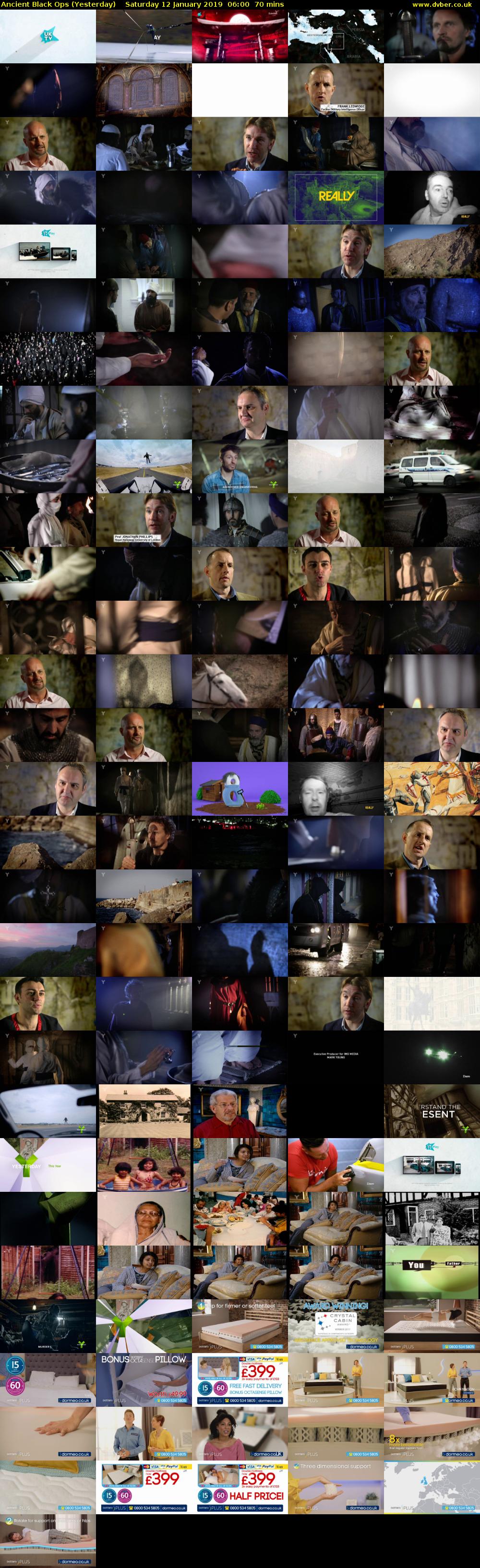 Ancient Black Ops (Yesterday) Saturday 12 January 2019 06:00 - 07:10