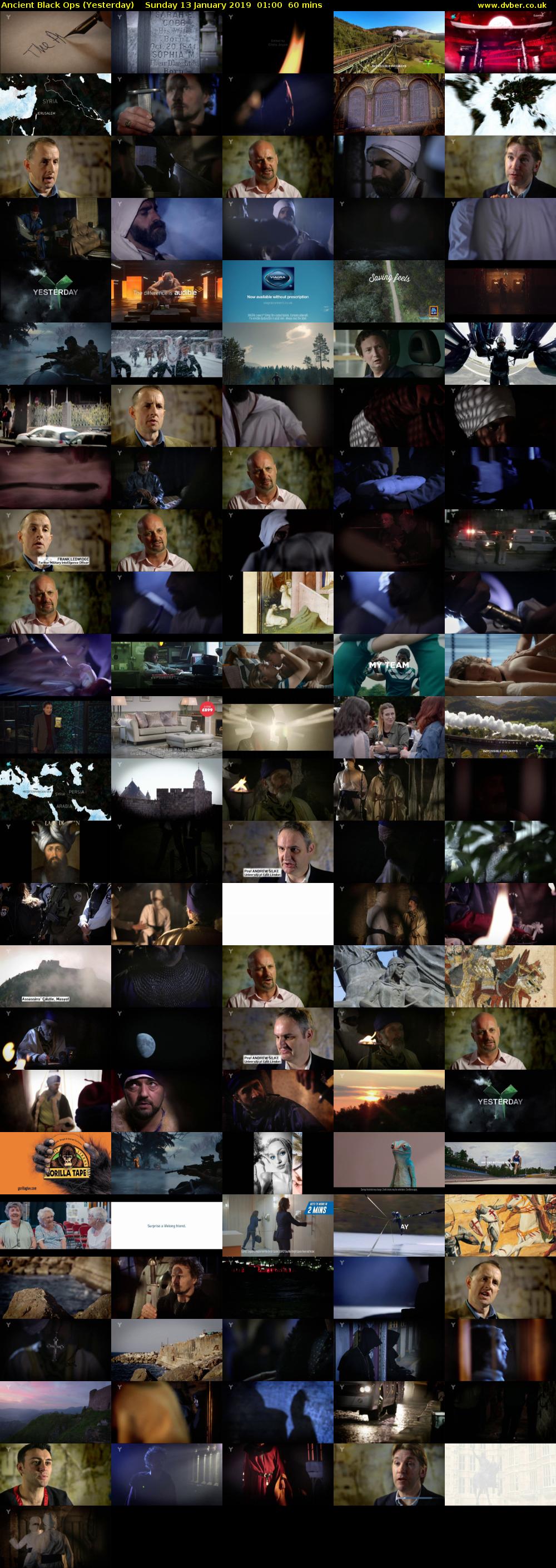 Ancient Black Ops (Yesterday) Sunday 13 January 2019 01:00 - 02:00