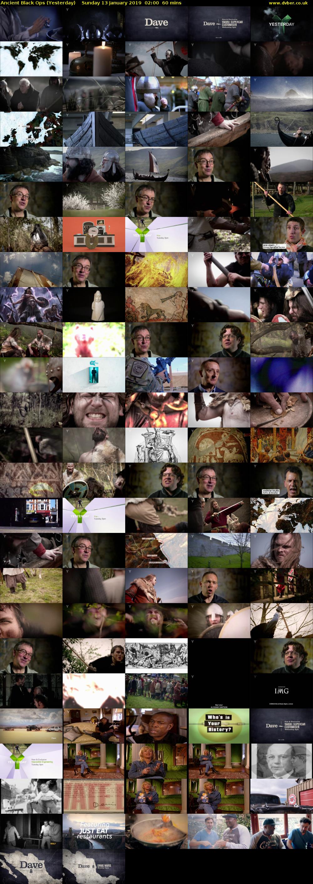 Ancient Black Ops (Yesterday) Sunday 13 January 2019 02:00 - 03:00