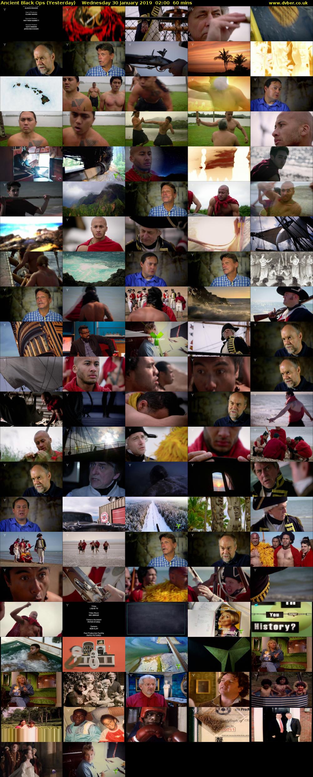 Ancient Black Ops (Yesterday) Wednesday 30 January 2019 02:00 - 03:00