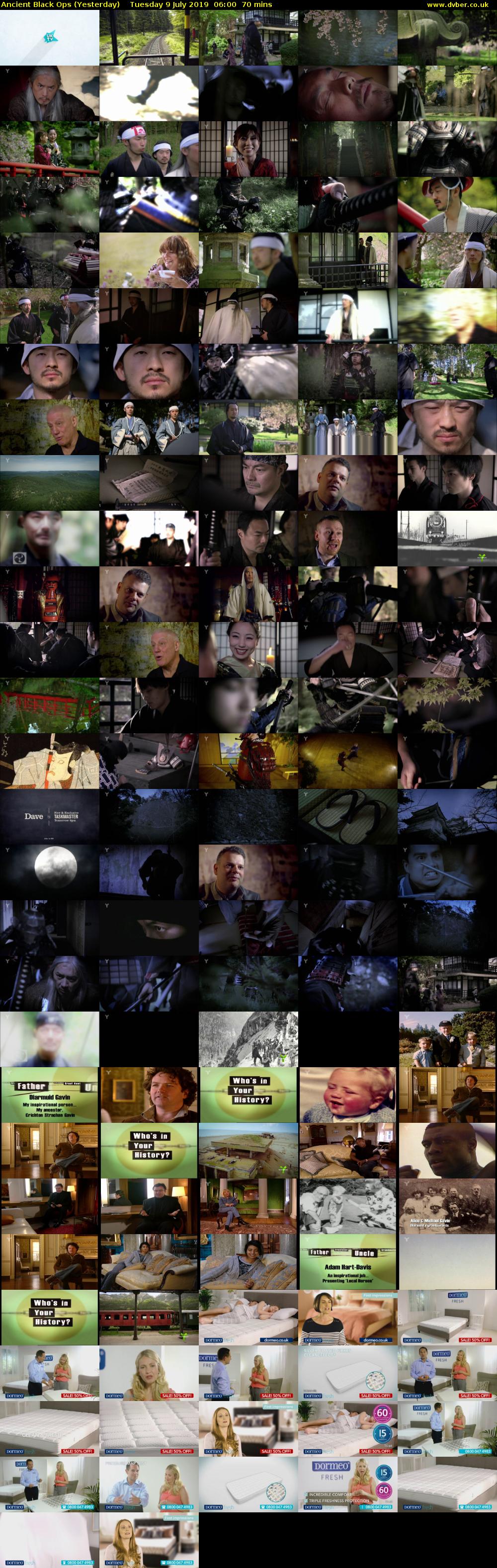 Ancient Black Ops (Yesterday) Tuesday 9 July 2019 06:00 - 07:10