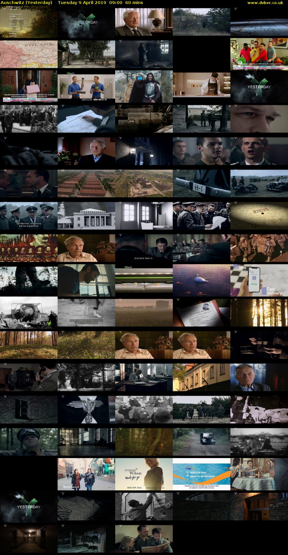 Auschwitz (Yesterday) Tuesday 9 April 2019 09:00 - 10:00