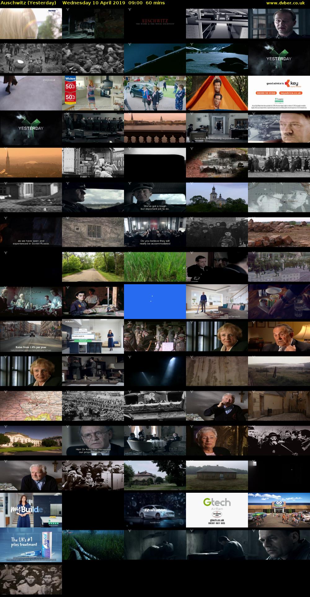 Auschwitz (Yesterday) Wednesday 10 April 2019 09:00 - 10:00