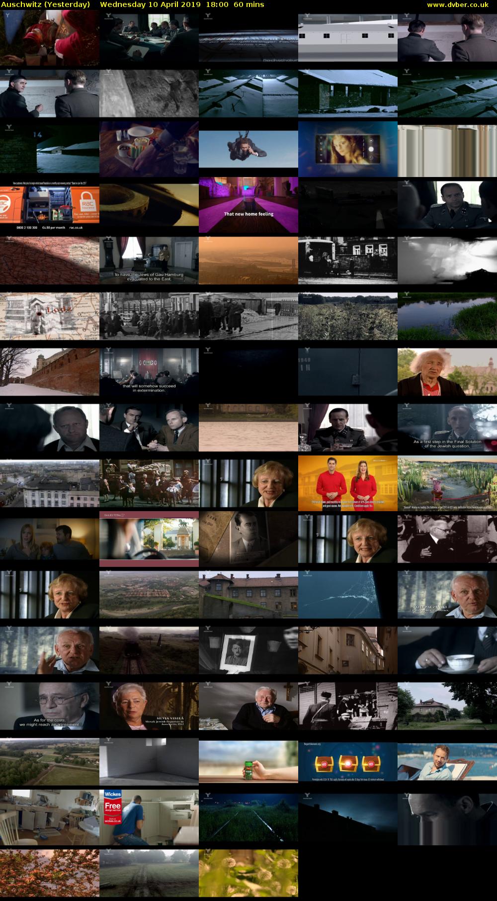 Auschwitz (Yesterday) Wednesday 10 April 2019 18:00 - 19:00